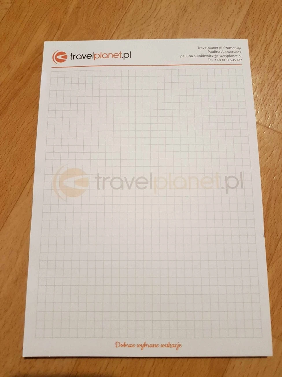 notesy reklamowe z nadrukiem dla travelplanet
