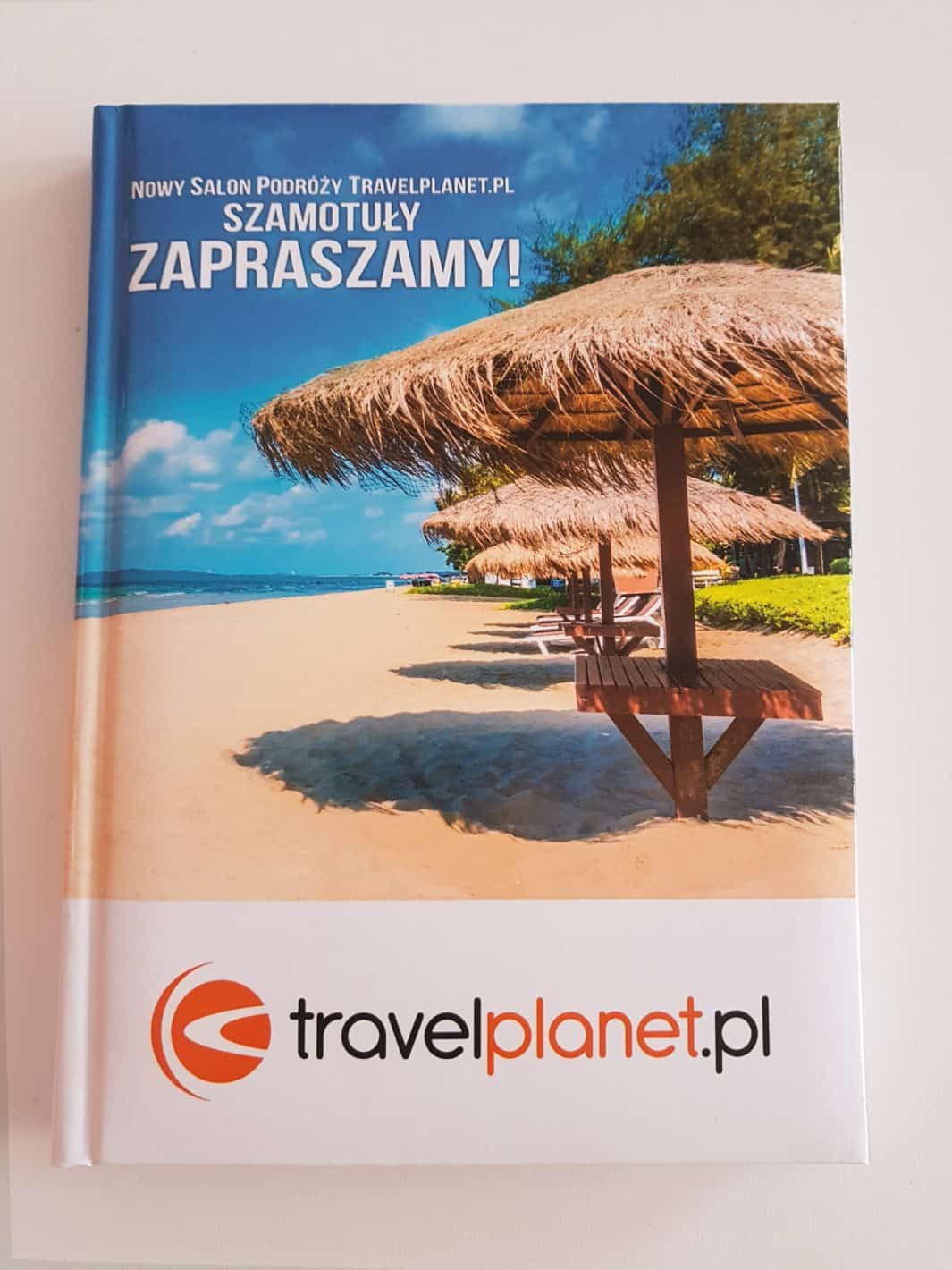 notesy książkowe z indywidualną okładką z logo travelplanet.pl