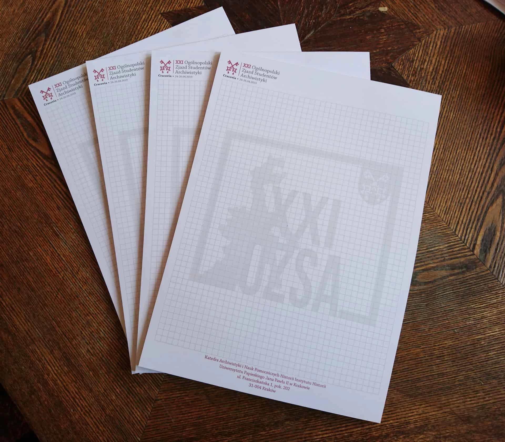 notesy na ogólnopolski zjazd studentów Archiwistyki