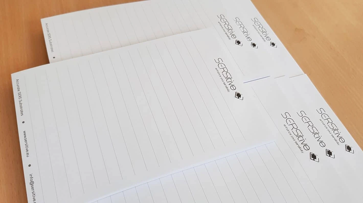 notesy z nadrukiem dla firmy SERSitivie