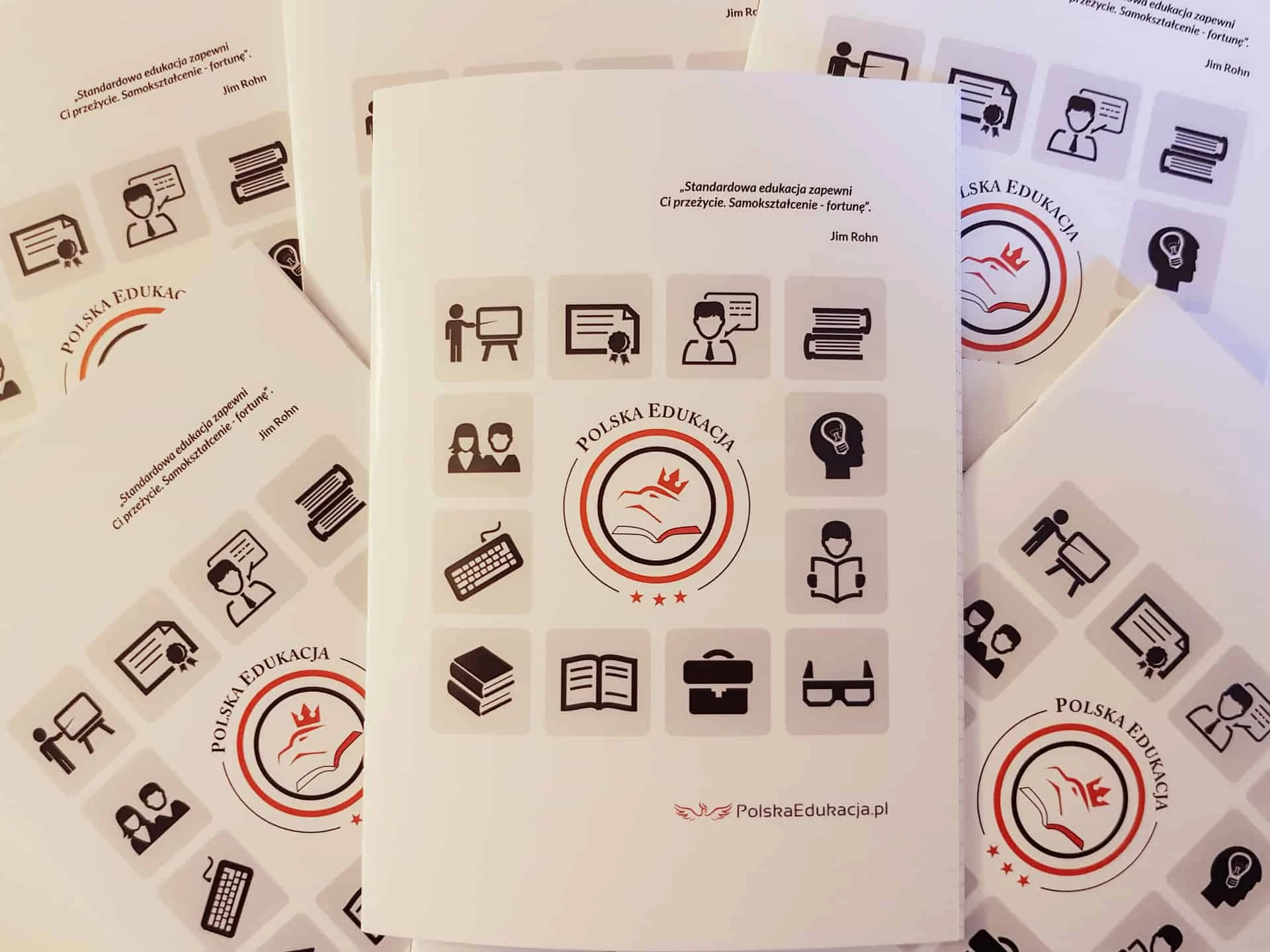 zeszyty z logo PolskaEdukacja.pl