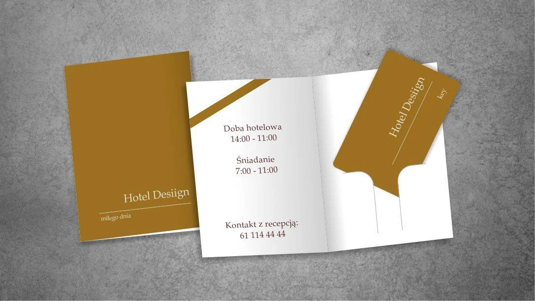 wizualizacja etui na klucz hotelowy