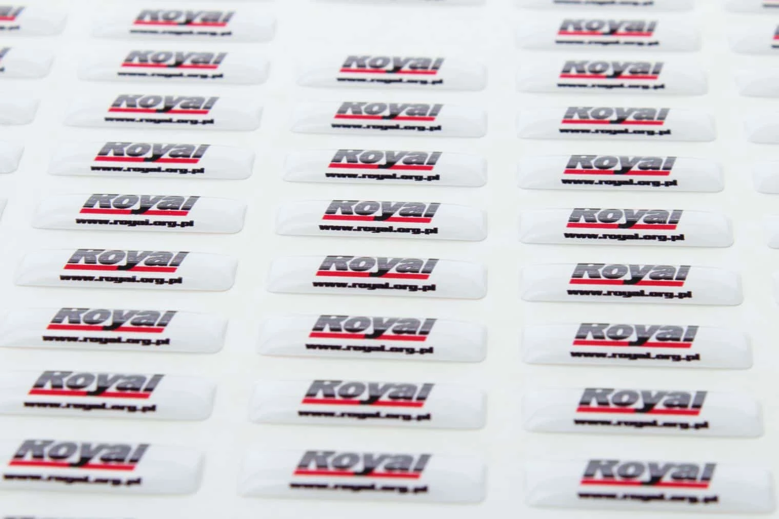 realizacja naklejki 3d dla Royal