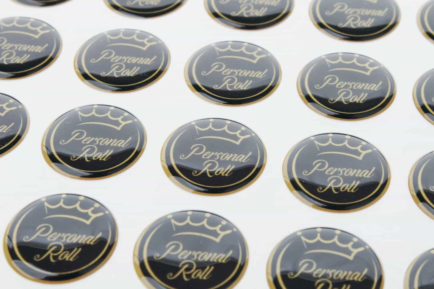 realizacja naklejki wypukłe dla Personal Roll