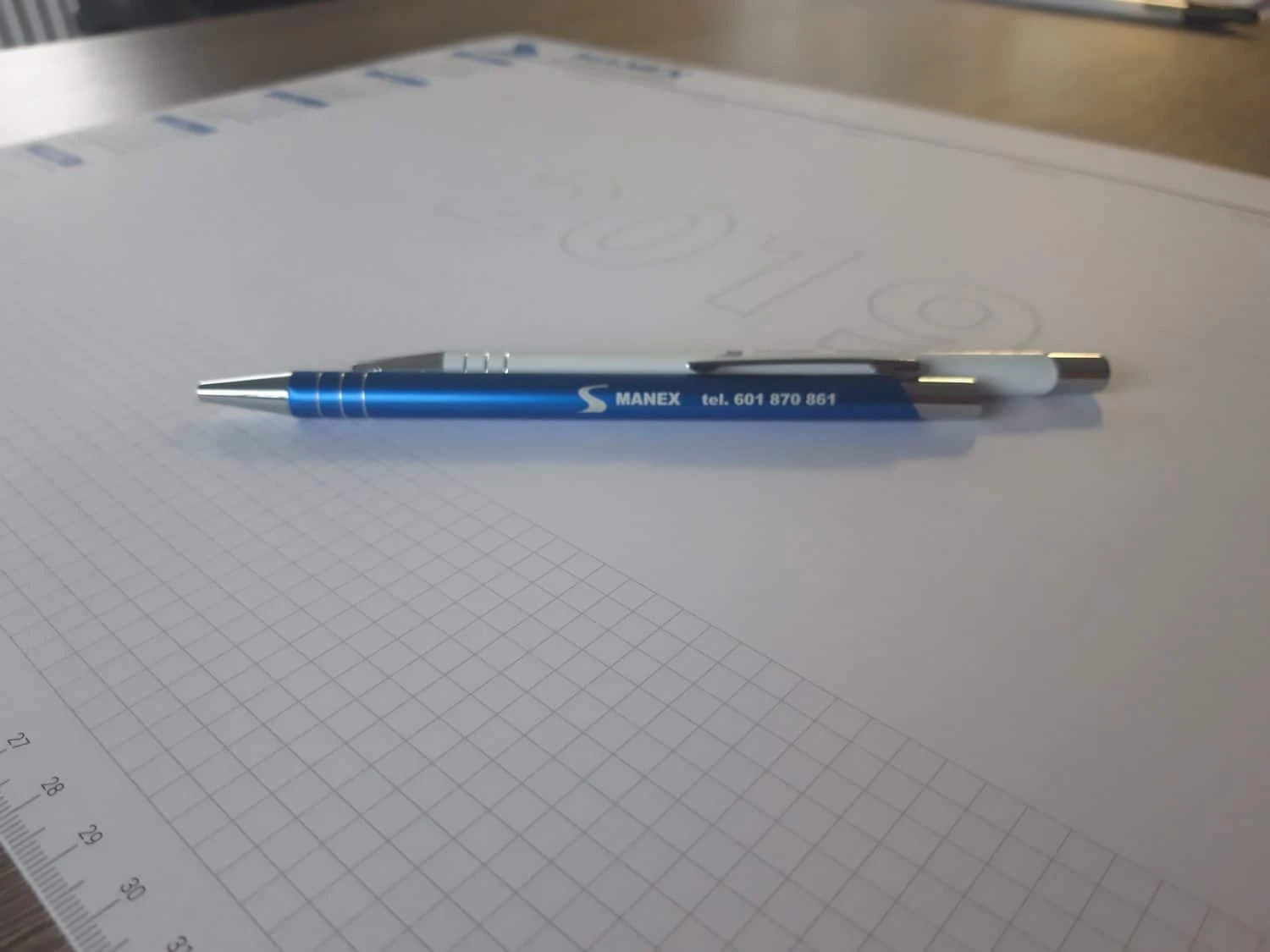 długopisy z nadrukiem Manex