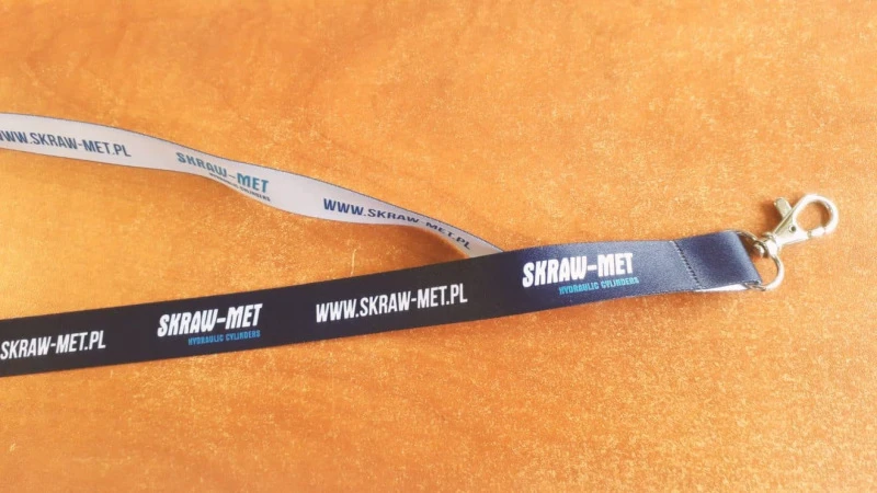 smycze firmowe z logo Skraw-Met
