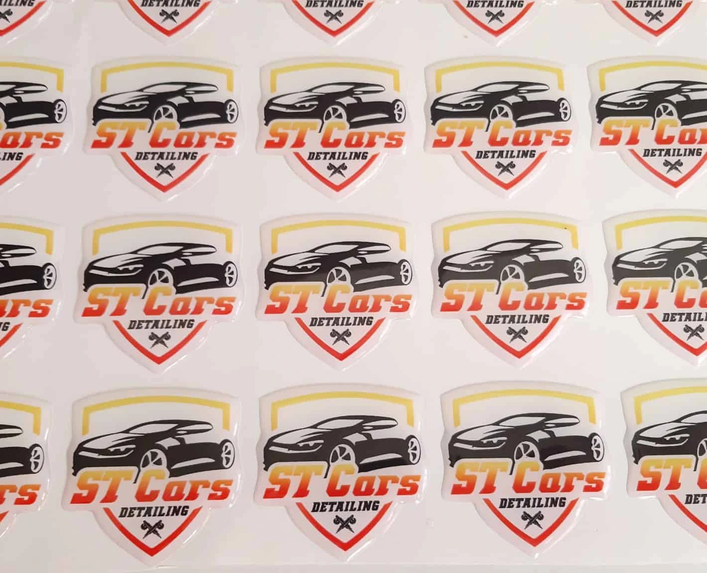 Naklejki wypukłe ST Cars