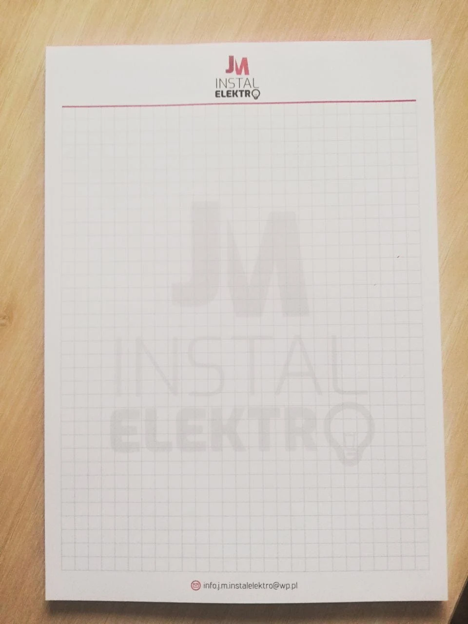 notesy z nadrukiem Instal Elektro