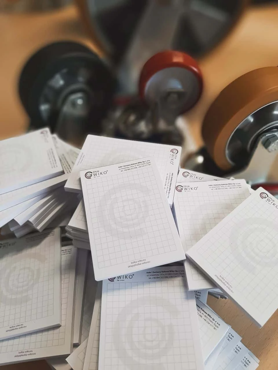 notesy firmowe z logo Wiko