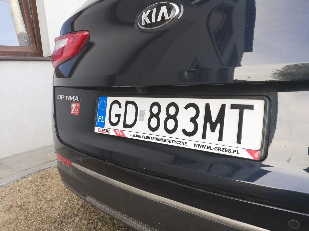 ramki pod tablice rejestracyjne z nadrukiem firmy El-Grześ