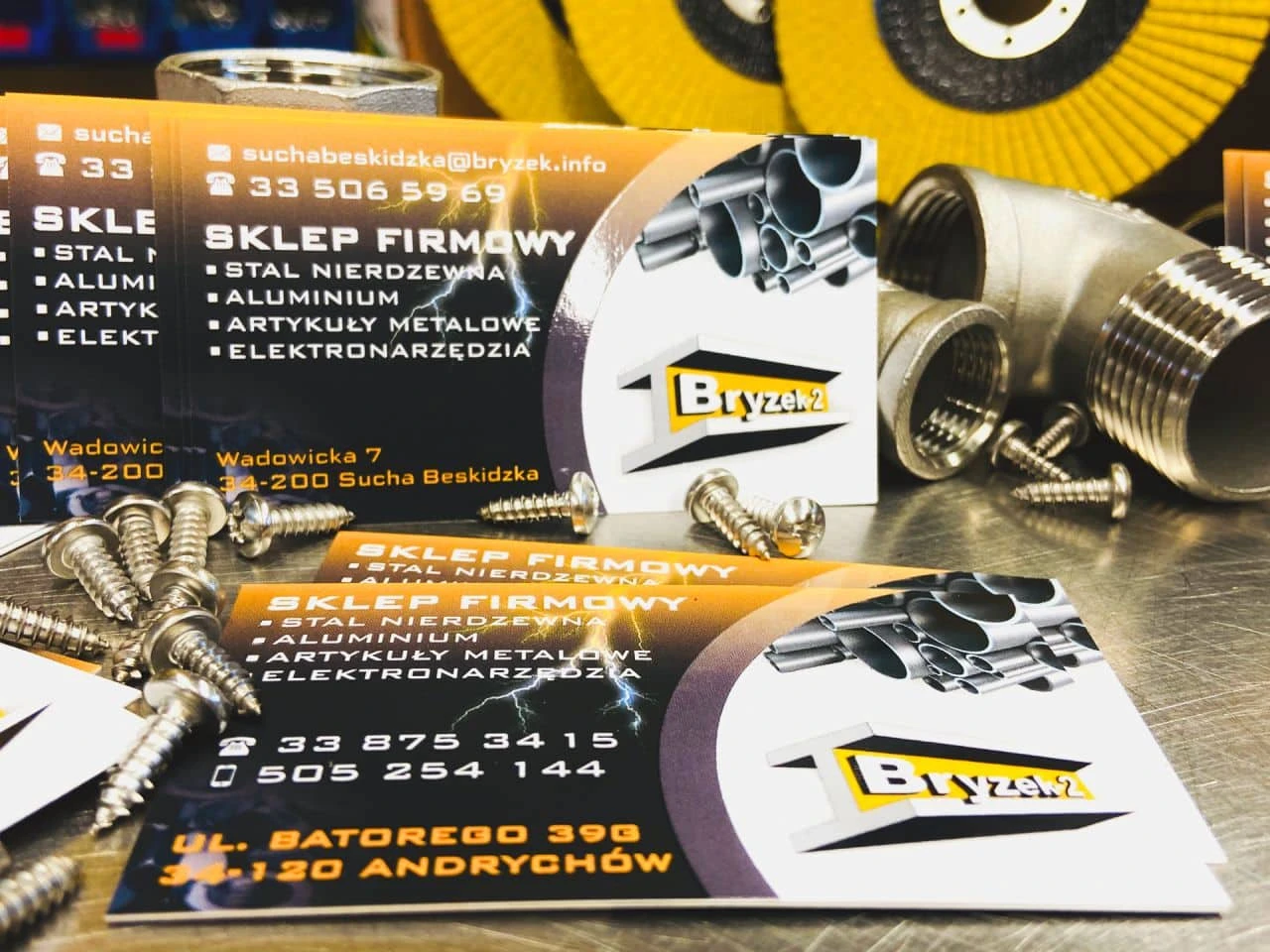 wizytówki firmy Bryzek 2