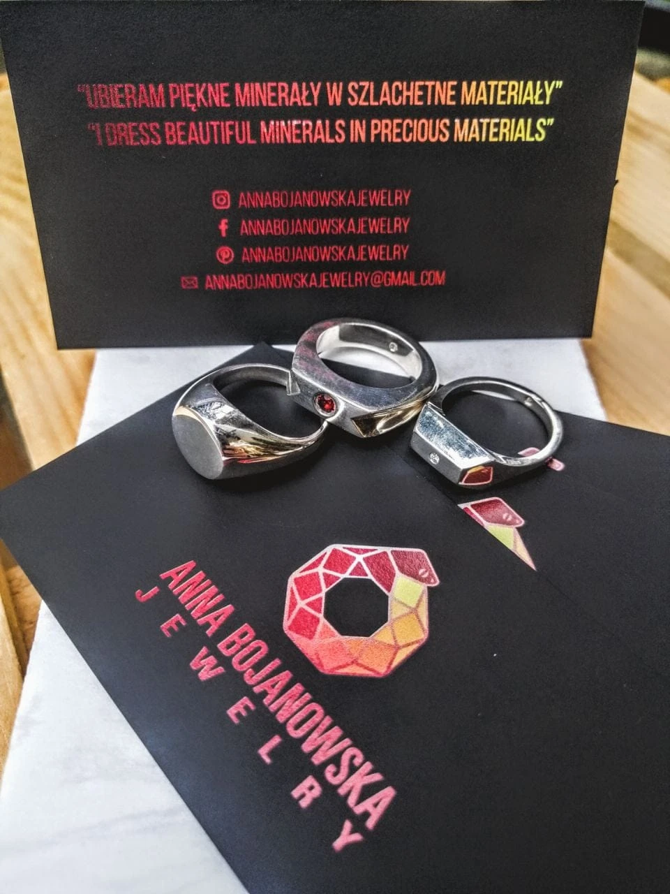 wizytówki Anna Bojanowska JEWELRY