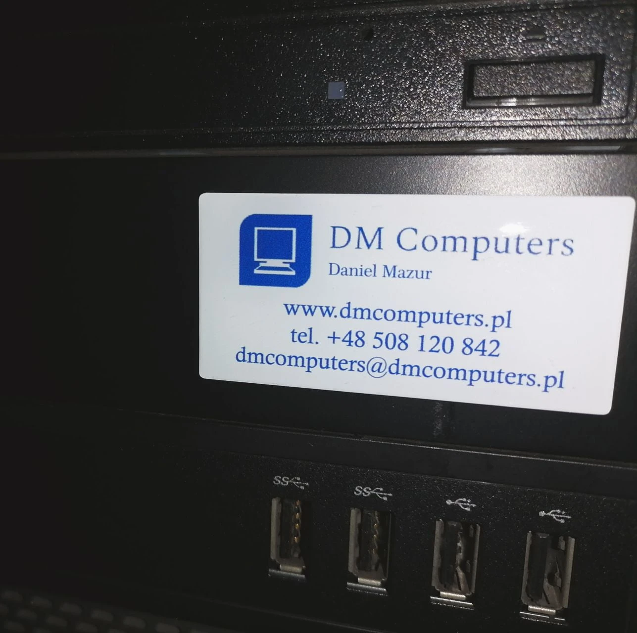 naklejki dm computers