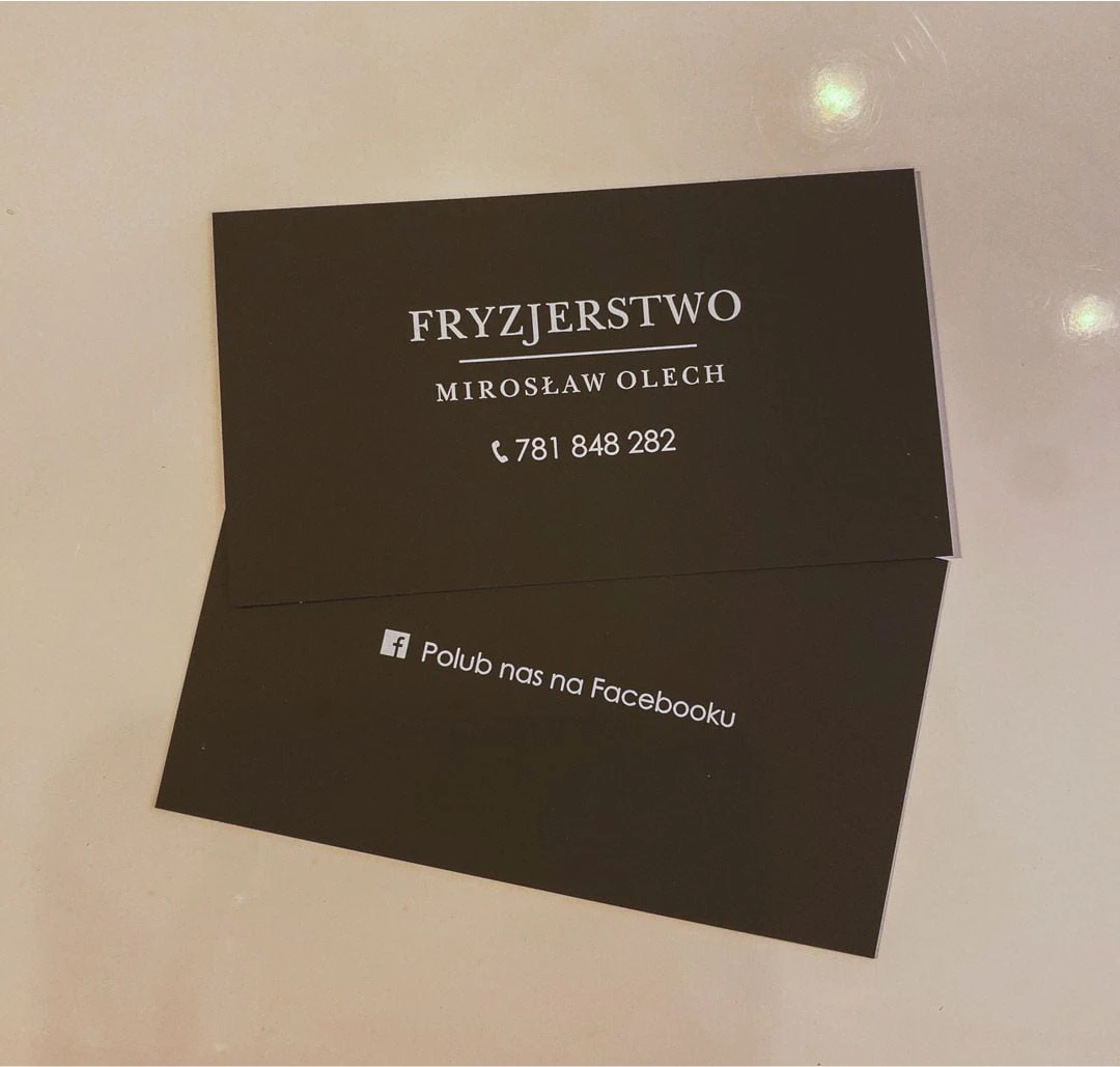 wizytówki Fryzjerstwo Mirosław Olech