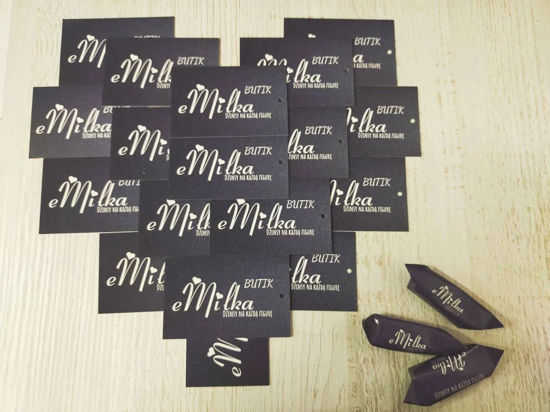 metki z logo eMilka