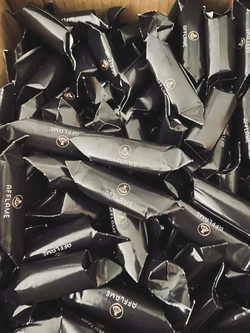 krówki firmowe z logo AFFLAME