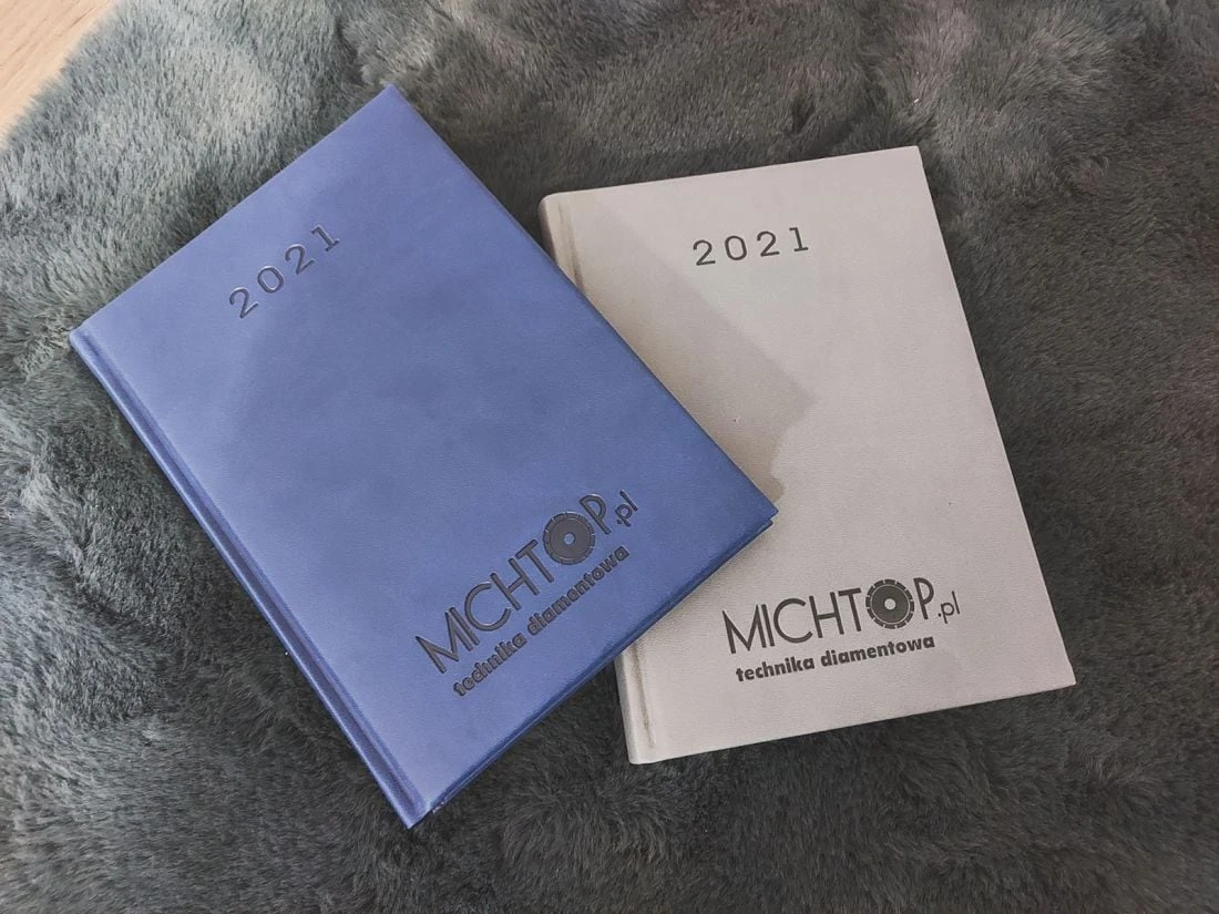 kalendarz książkowy 2021 z logo Michtop.pl