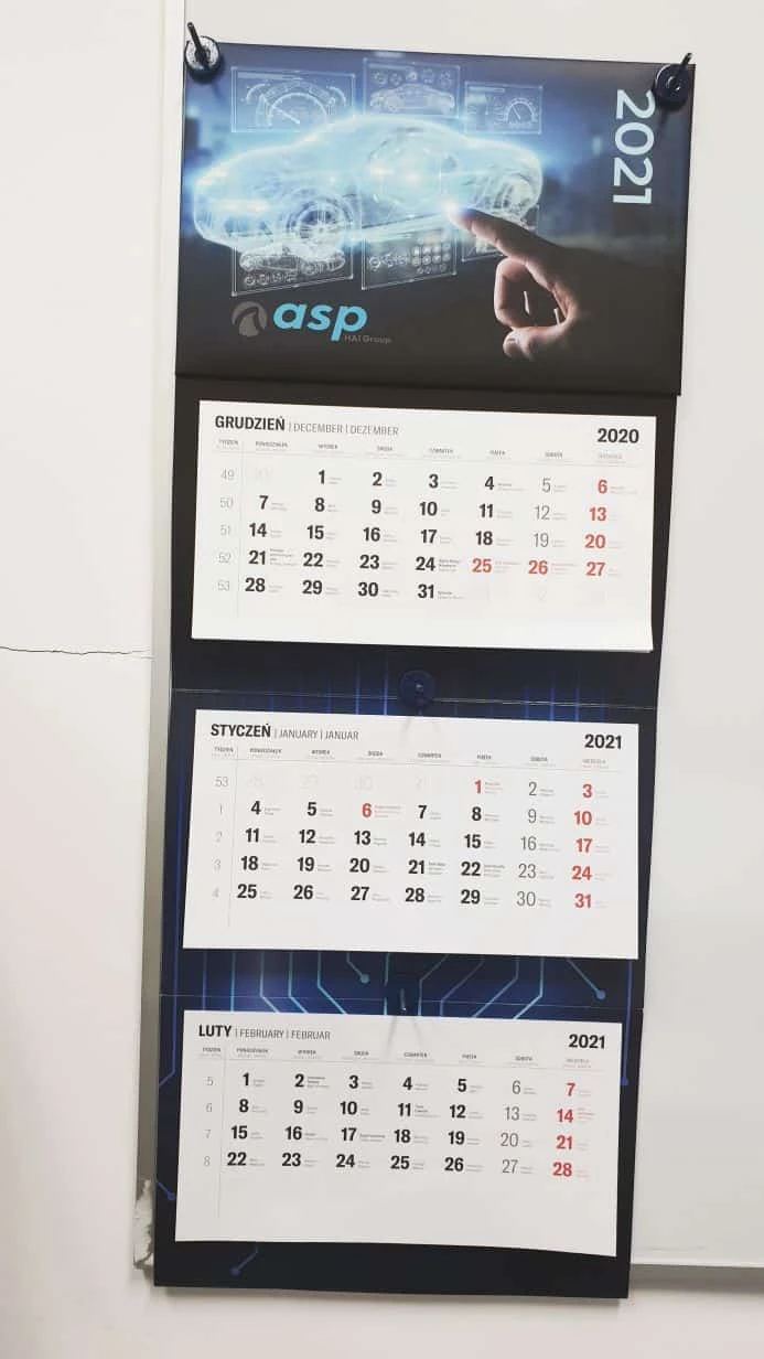 kalendarze reklamowe z nadrukiem firmowym asp