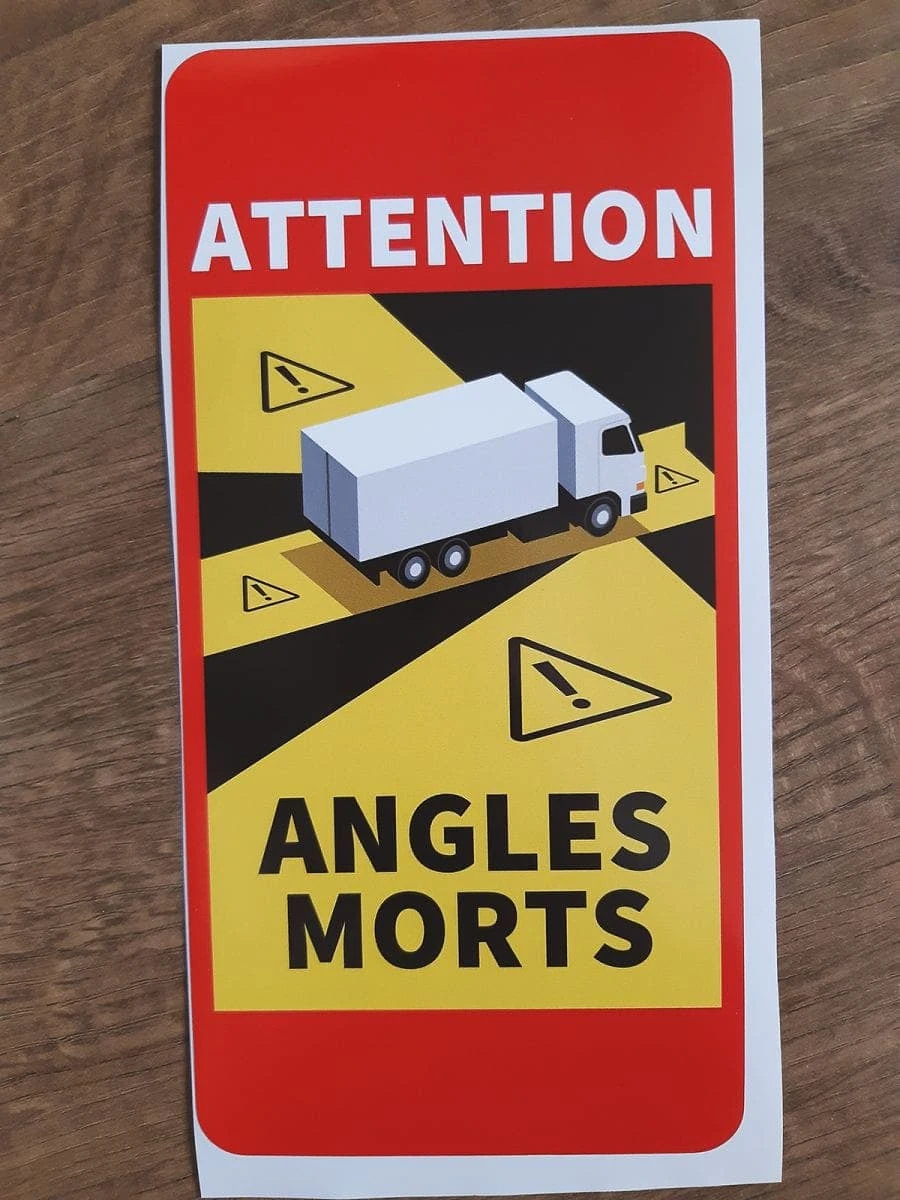 naklejki Attention Angles Morts