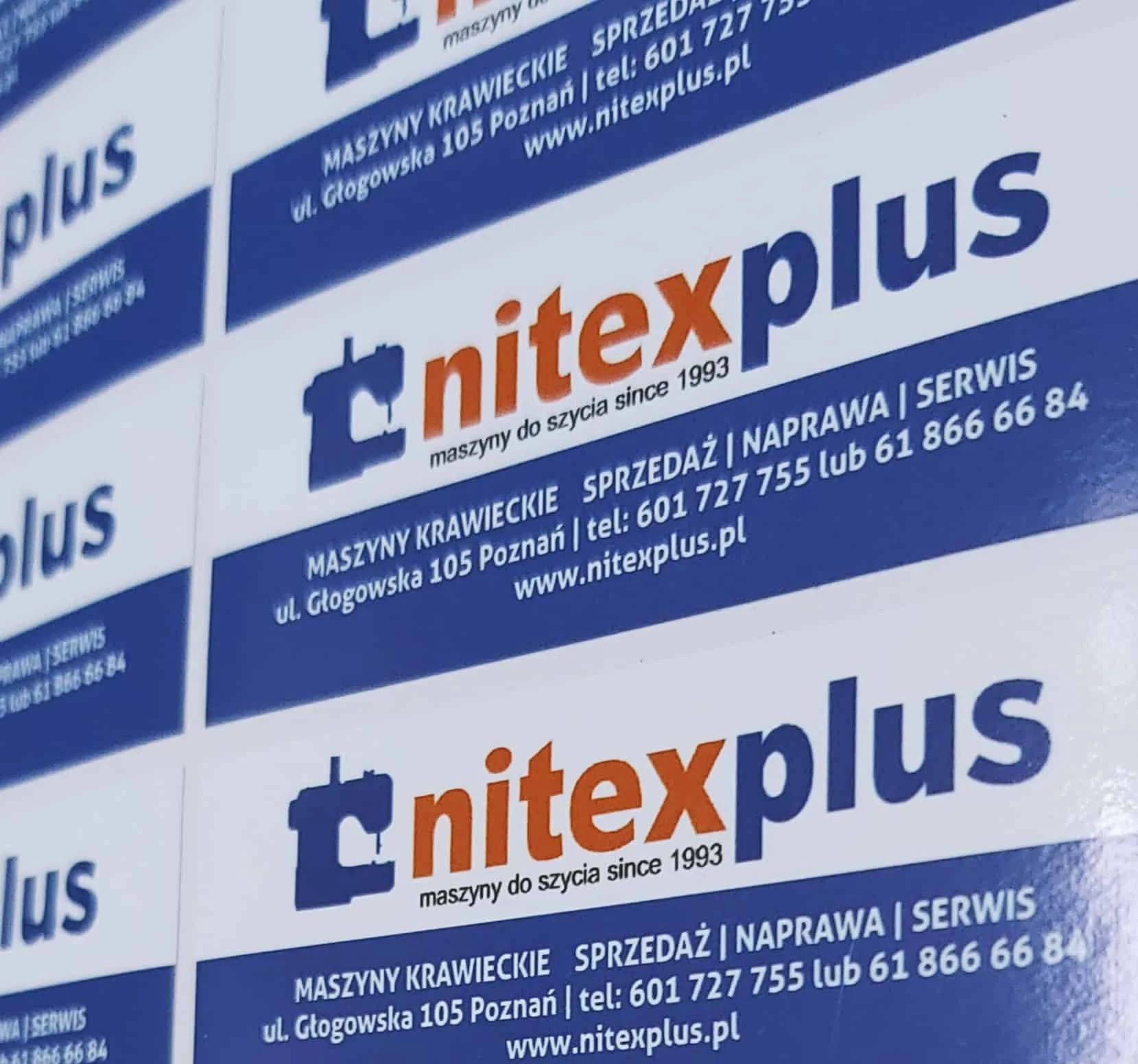 naklejki reklamowe z logo nitexplus