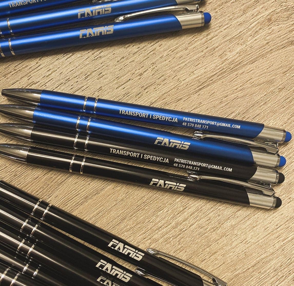długopisy z logo Patris