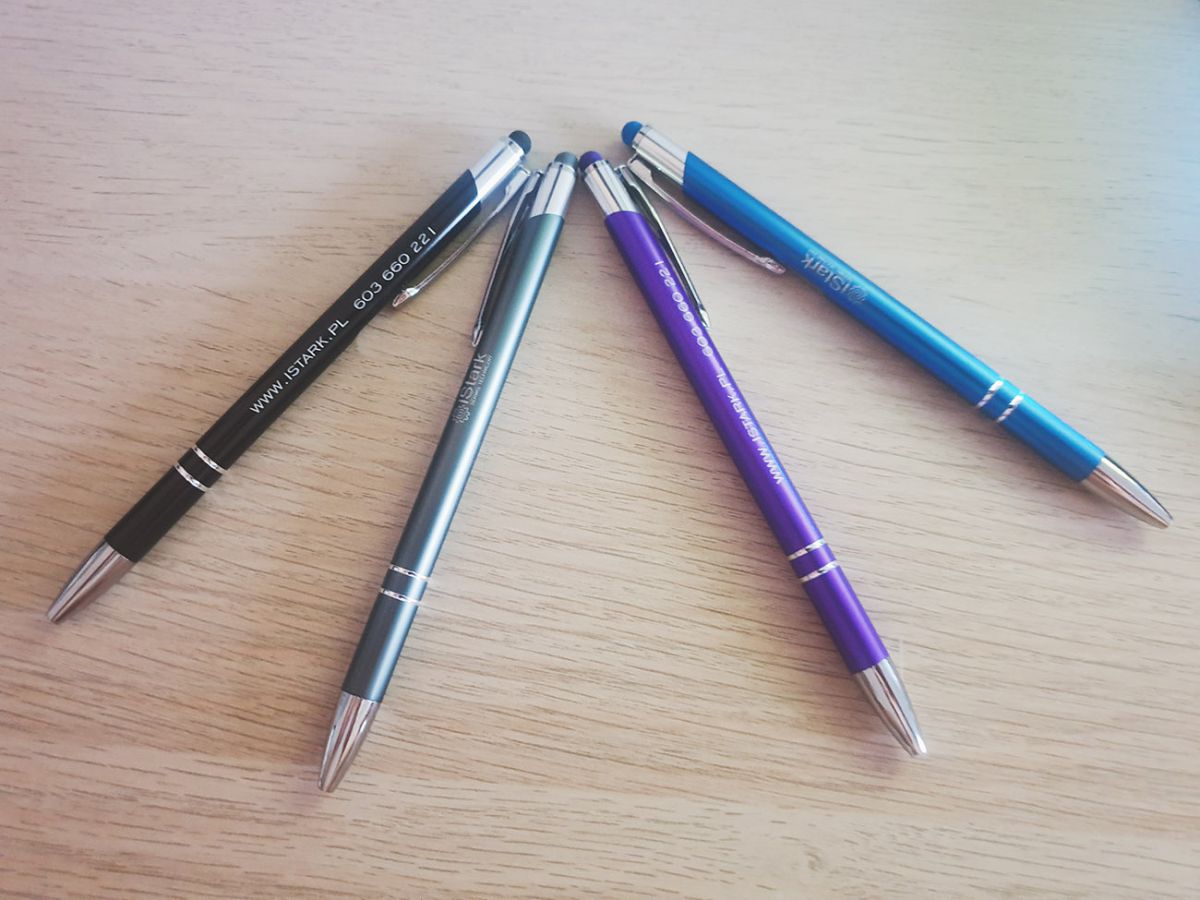 długopisy z logo istark