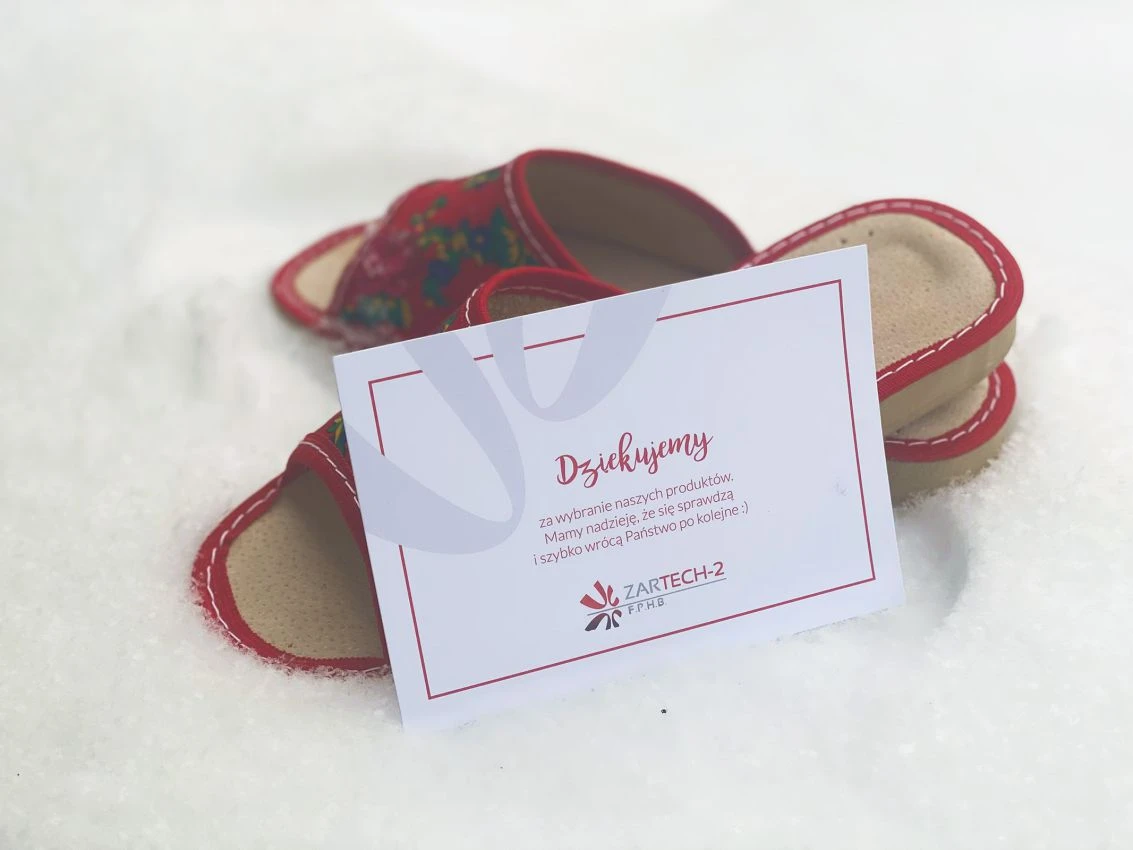ulotki do paczek z podziękowaniem za zakup z logo ZarTech-2
