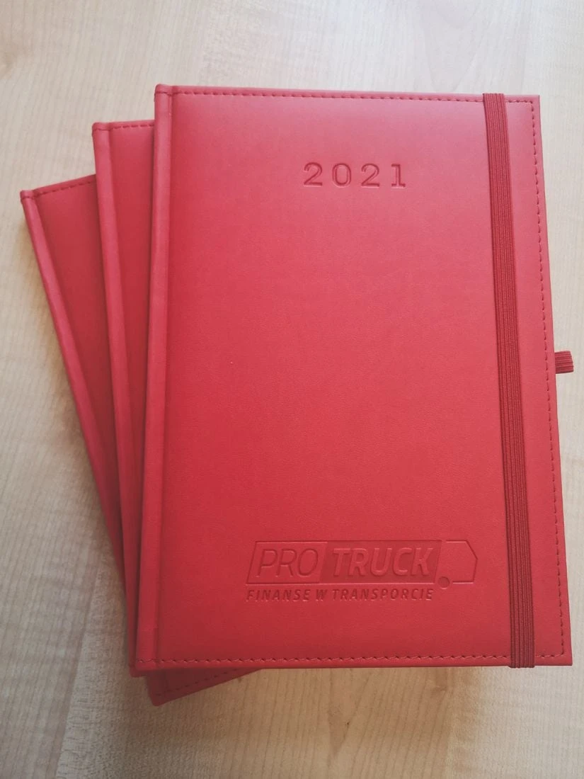 kalendarze książkowe z logo PRO TRUCK