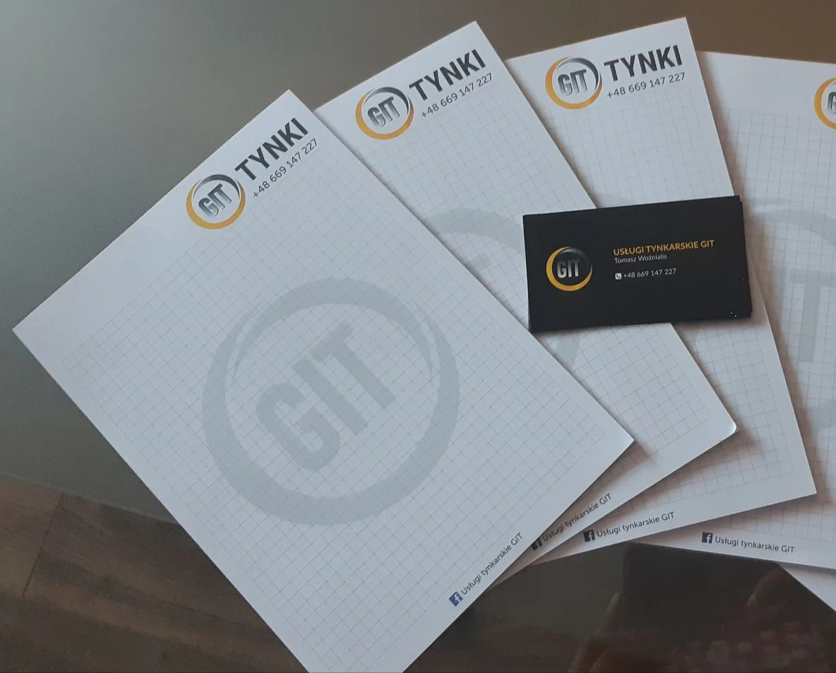 notesy reklamowe dla GIT Tynki