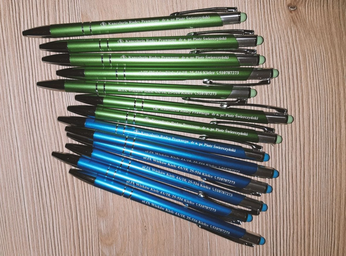 długopisy reklamowe dla Piotr Świerczyński