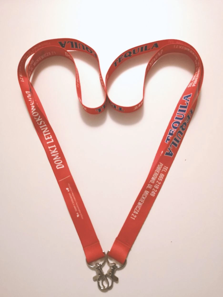 smycze z nadrukiem Tequila