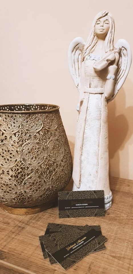 wizytówki dla gabinetu masażu