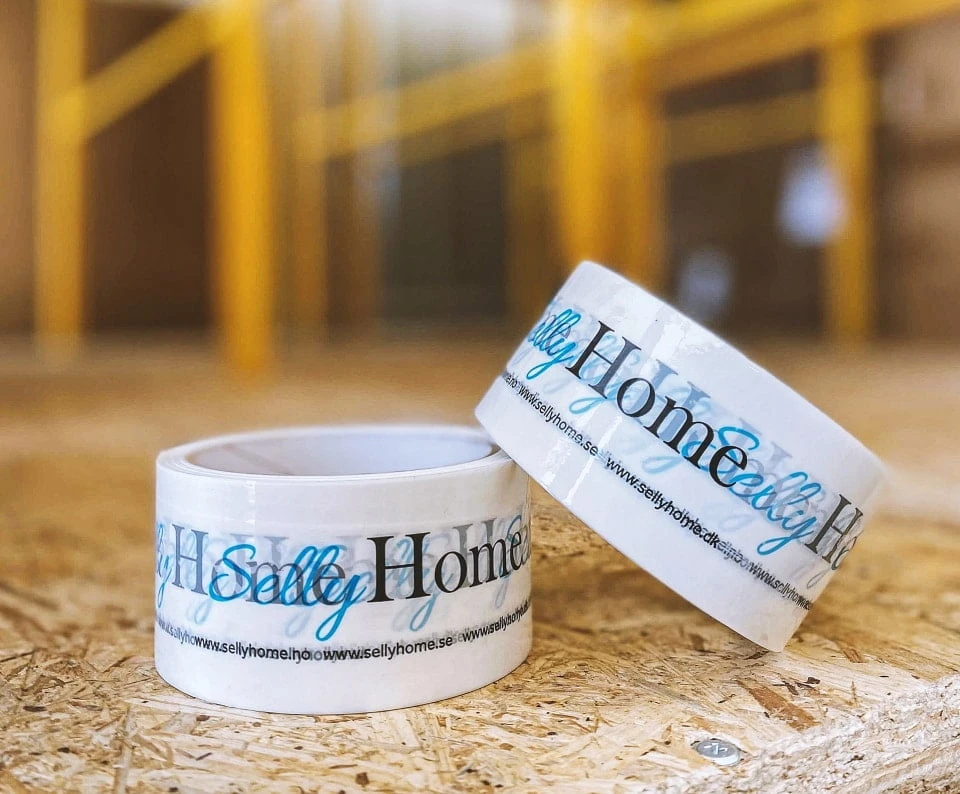 taśmy z nadrukiem HOME SELLY