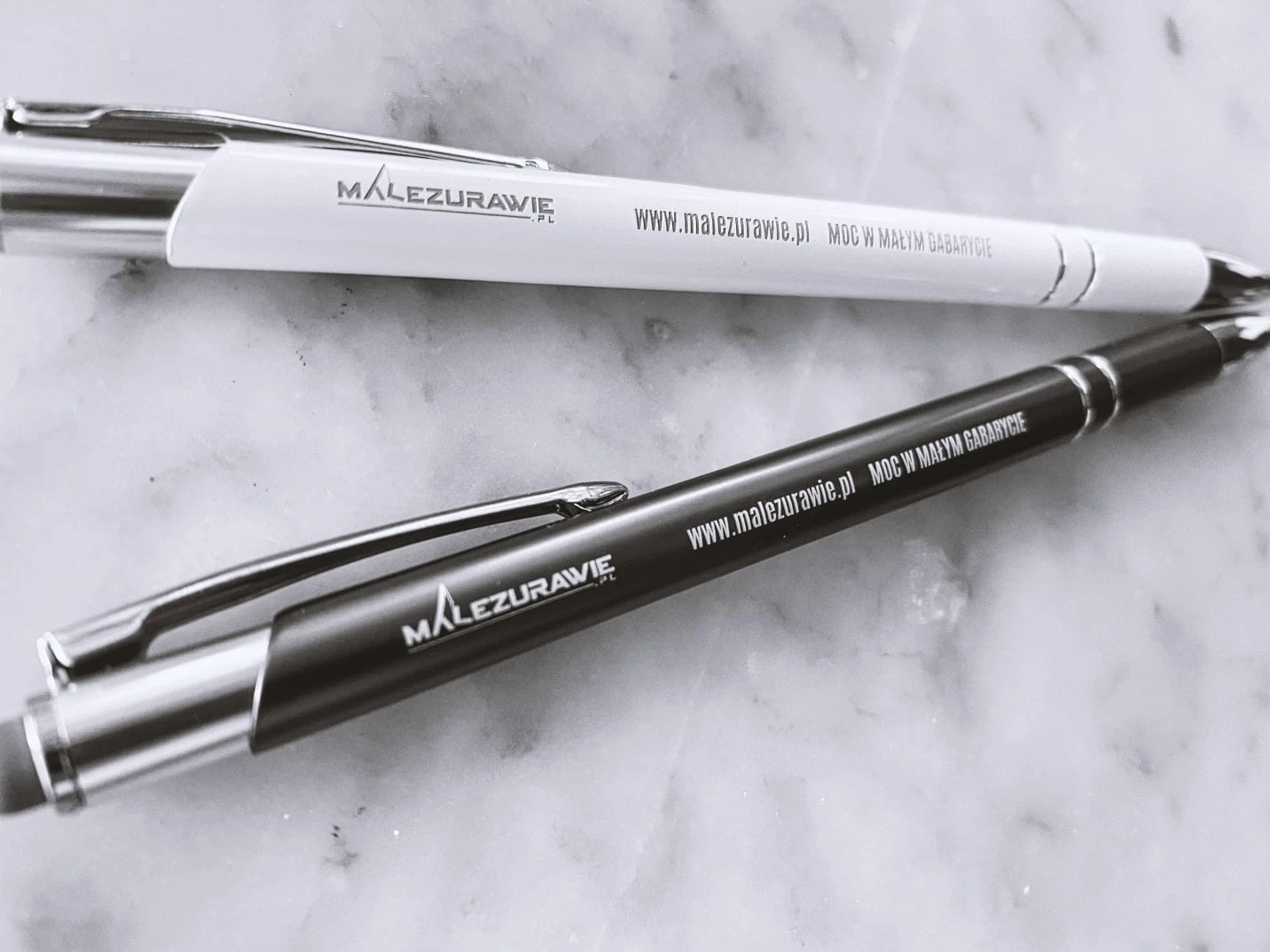 długopisy z nadrukiem Malezurawie