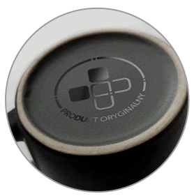 nadruk na dnie znaku oryginalności