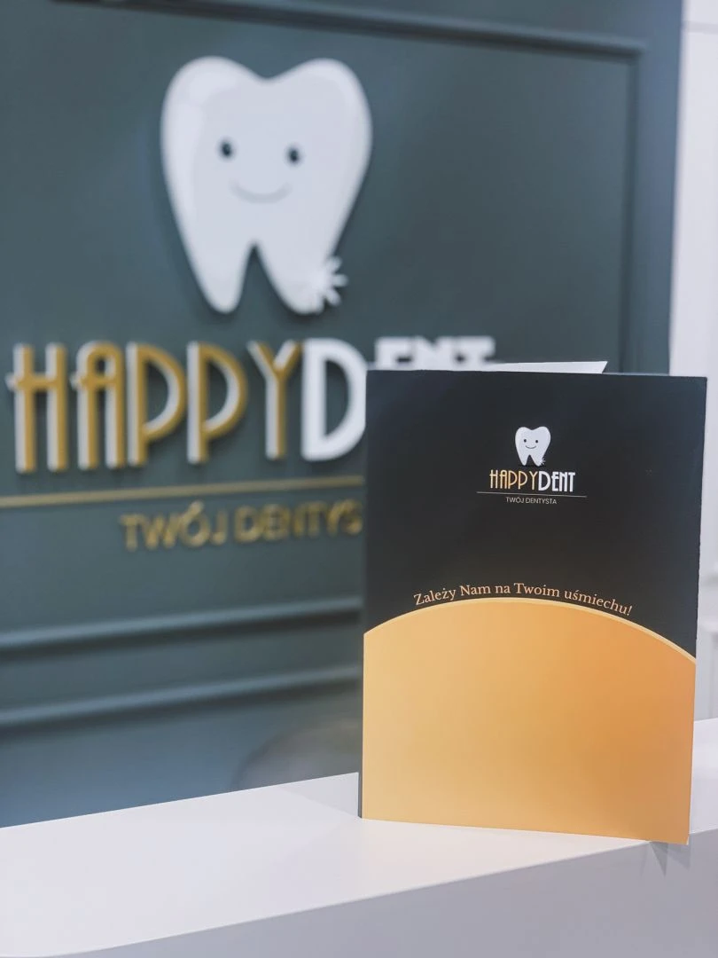 teczki z logo happy dent