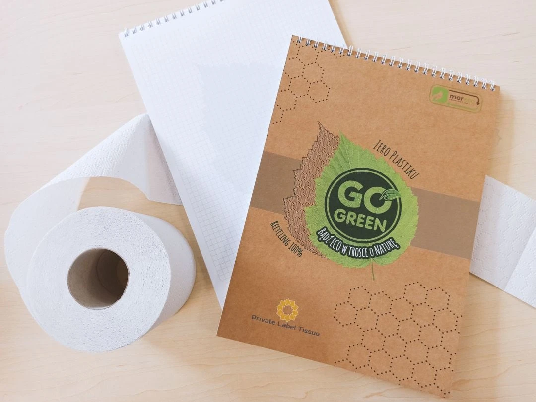 ekologiczne notesy dla firkmy GO GREEN