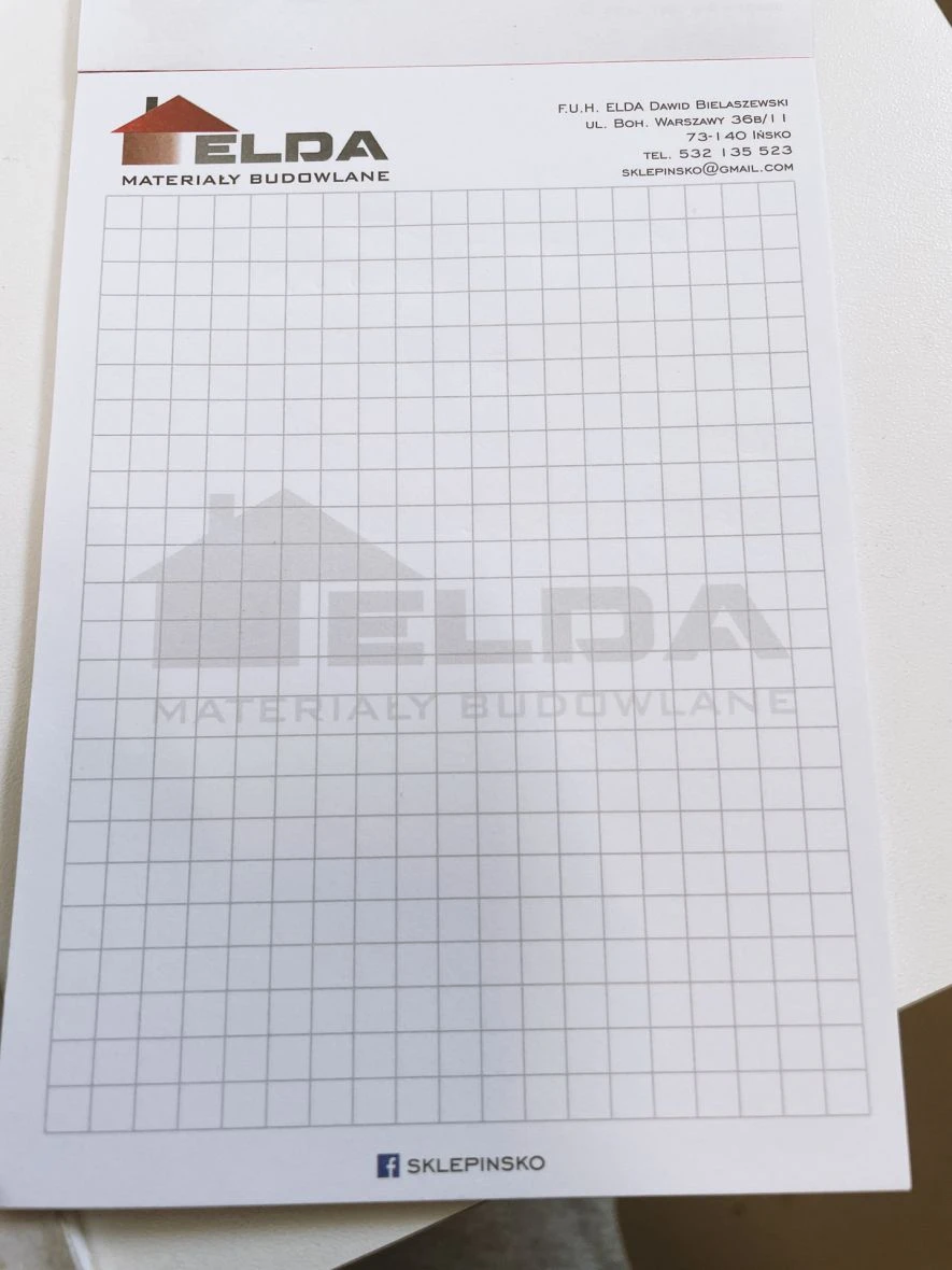 notesy reklamowe z logo Elda