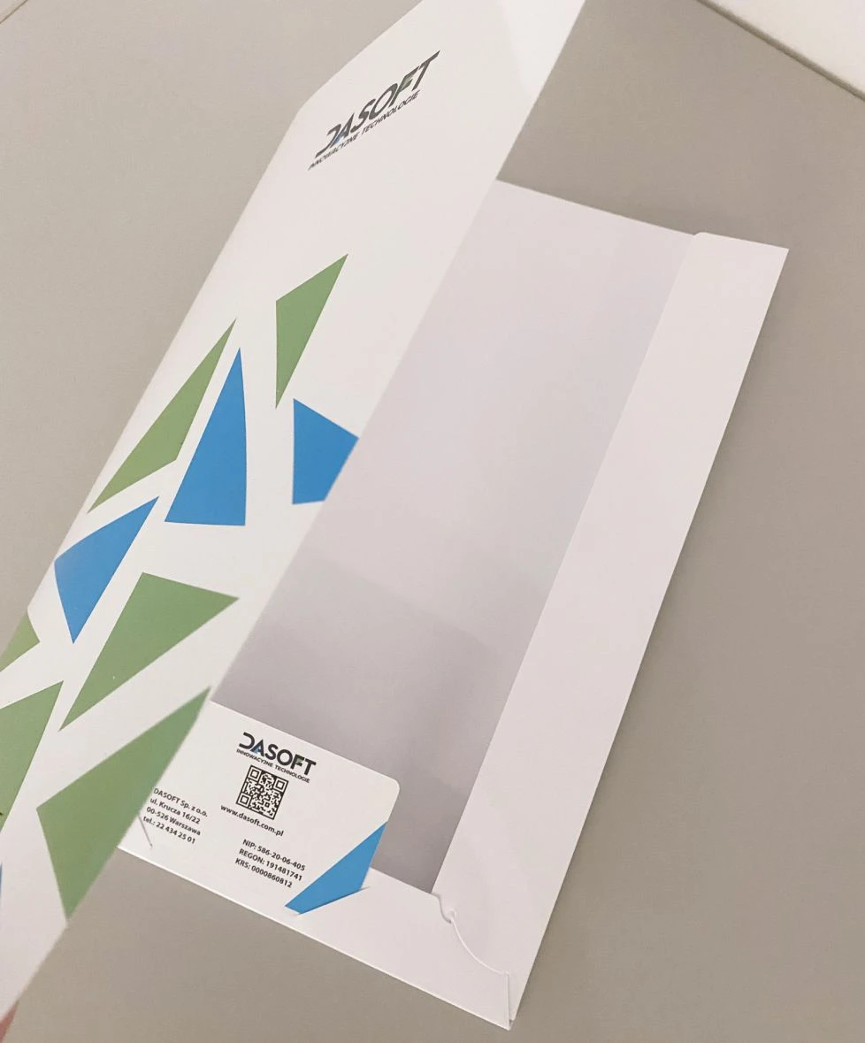 teczki z logo Dafost