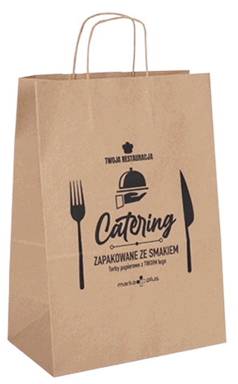 torba papierowa z nadrukiem 320/120/410mm
