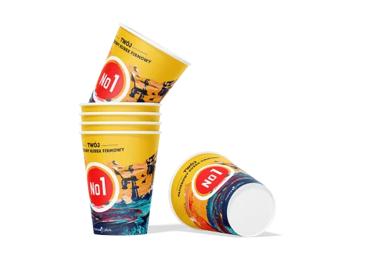 kubki papierowe z nadrukiem