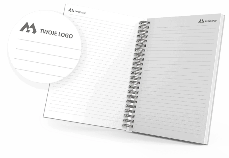 środek notesu spiralowanego środek notesu spiralowanego