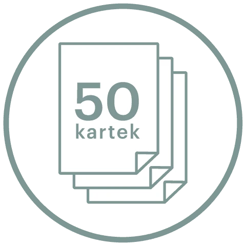 ilość kartek 50
