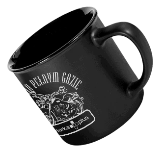 czarne matowe kubki Retro