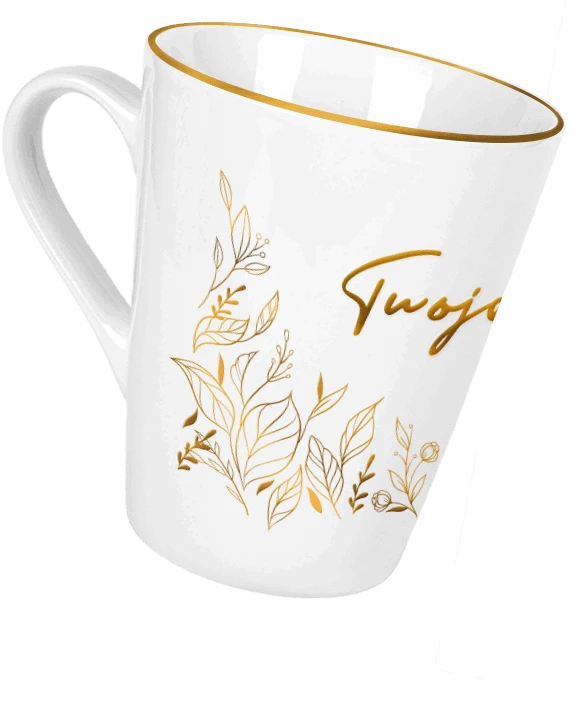 Kubek Gold z nadrukiem