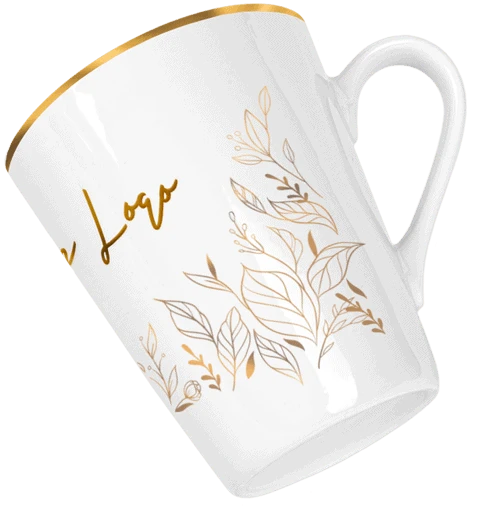 Kubek Gold ze złoconym nadrukiem