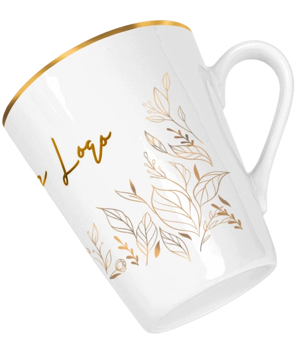 Kubek Gold ze złoceniem