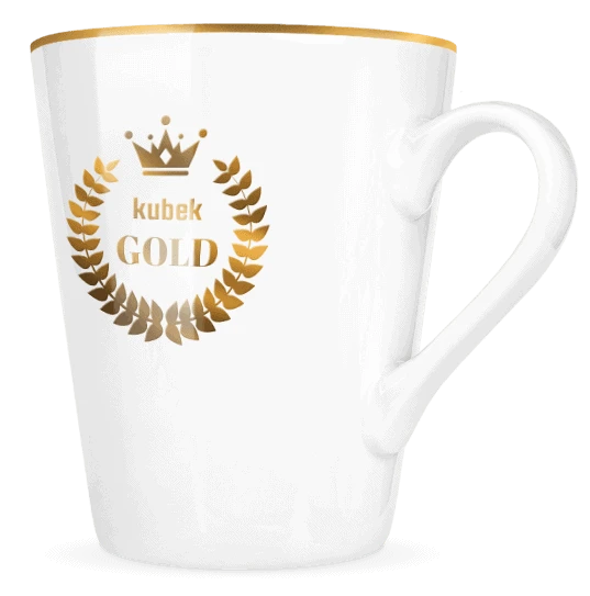 Kubek Gold z logo