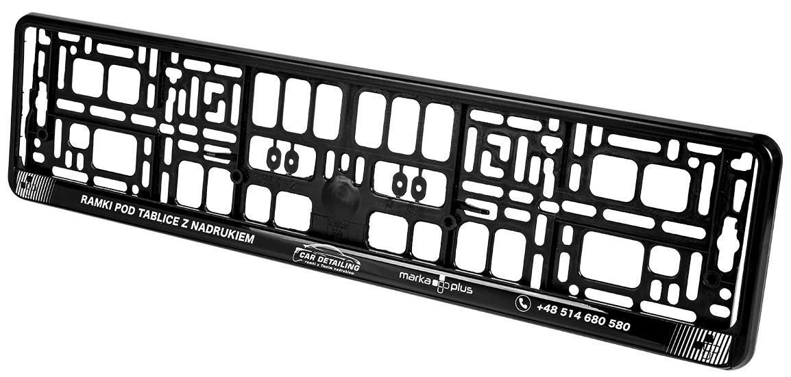 ramka pod tablice z nadrukiem ramka pod tablice z nadrukiem