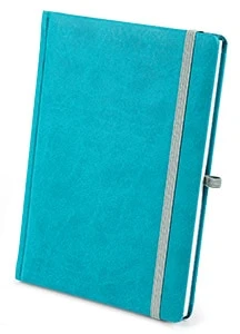 notes książkowy okładka kolor turkusowy